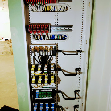 Media panel or DAVE panel (Digital Audio Video Ethernet)
