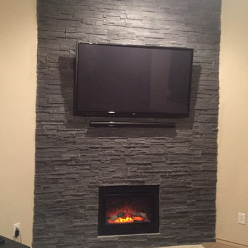 From Dull to Dramatic: A Fireplace Transformed with Cultured Stone