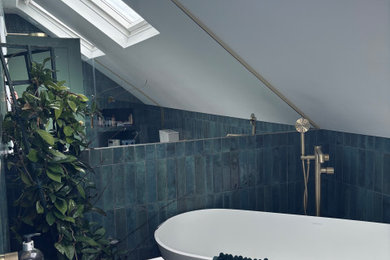 Design ideas for a classic bathroom in London.