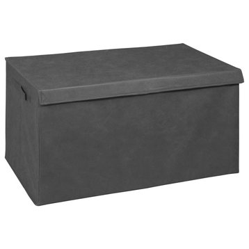 Niche Cubo Foldable Fabric Storage Trunk with Label Holder- Grey