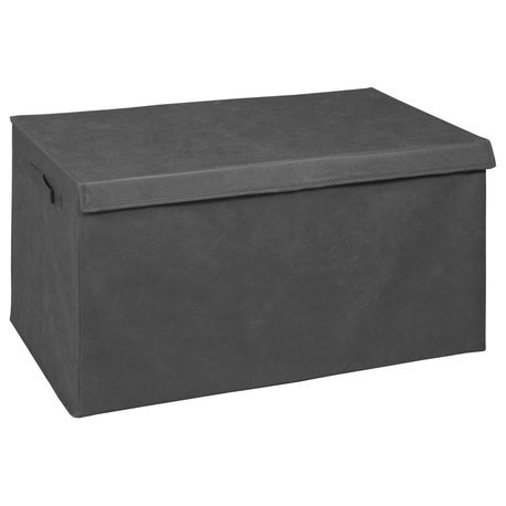 Niche Cubo Foldable Fabric Storage Trunk with Label Holder- Grey