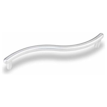Elements - 128mm Capri Curved Cabinet Pull - Brushed Chrome