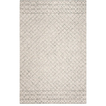 Safavieh Abstract Wool ABT203 Rug 9'x12' Ivory/Gray Rug