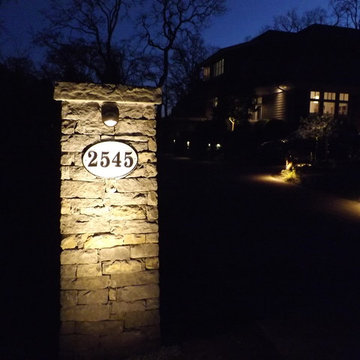 Illuminated entrance