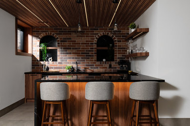 Country home bar photo in Toronto