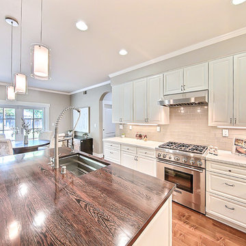 Traditional Kitchen with Contemporary Upgrades