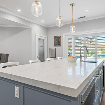 Transitional Style | Kitchen Living Laundry