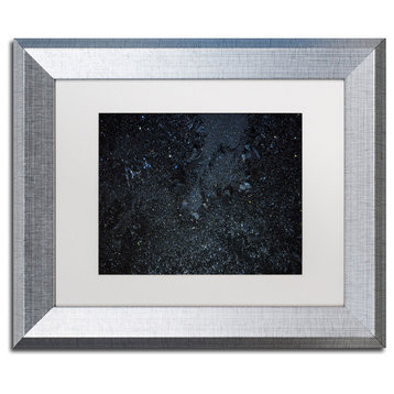 Kurt Shaffer 'Galaxy in my Window II' Art, Silver Frame, White Matte, 14"x11"