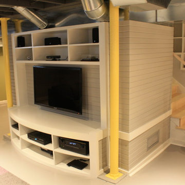 Contemporary Basement Remodel