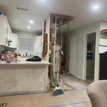 Open Up Kitchen in Concord Condo - Open Floor Plan, Removal of Water Heater