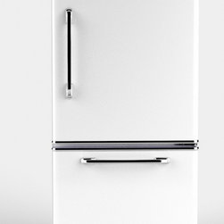 Big Chill - Big Chill Retropolitan 18-1/2-Cubic-Feet Fridge with Slide-Out Freezer, White - Refrigerators