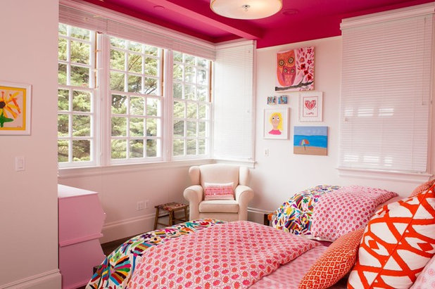 Room of the Day: Girls’ Bedroom Plays With Color and Pattern