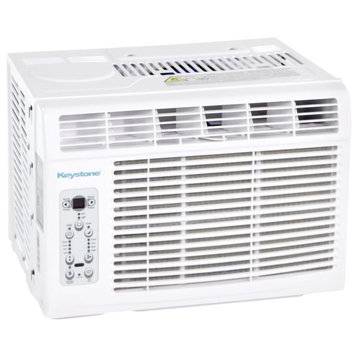 5,000 BTU Window-Mounted Air Conditioner With "Follow Me" LCD Remote Control