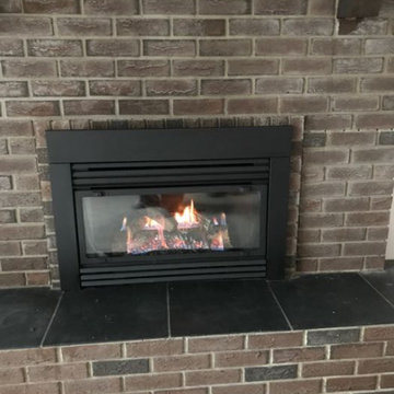 Gas Inserts - Projects Done By Select Fireplaces