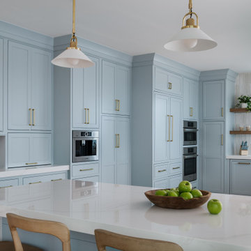 Allie Reed, Designer - Blue Oceanfront Kitchen - S Ponte Vedra Blvd
