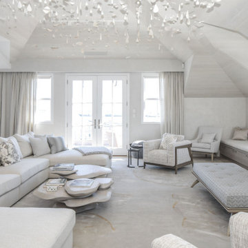 Modern Nantucket Nautical: Living Room