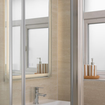 Bathroom Renovation - Roma Travertine Tile