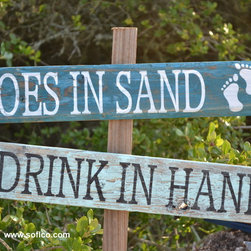 Handcrafted Beach House Decor Signs - Products