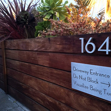modern house numbers - customer photo