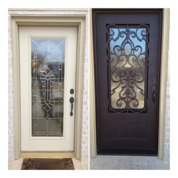 Wrought Iron Door Installations