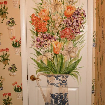 Door Painted with Artwork