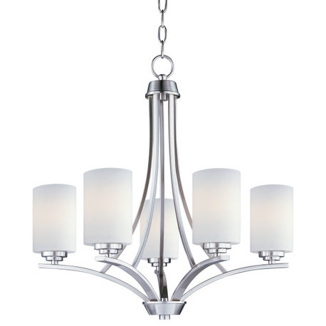 Maxim Lighting 20035SWSN Deven 5-Light Chandelier in Satin Nickel