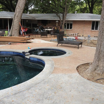 East Dallas, TX - Modern Pool & Patio Remodel