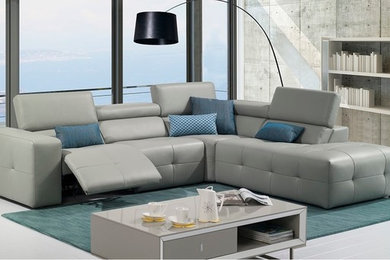 S300 Leather Reclining Sectional Sofa by JM Furniture