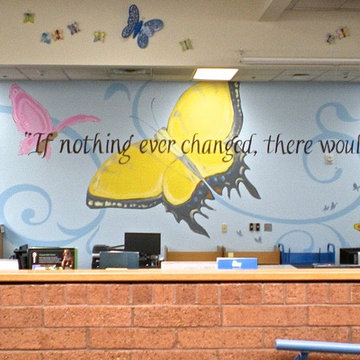 Mariposa Elementary Library Mural
