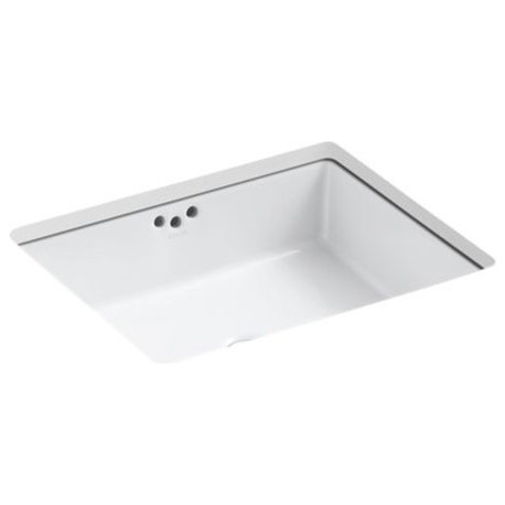 Kohler Kathryn 19-3/4" X 15-5/8" X 6-1/4" Under-Mount Bathroom Sink, White