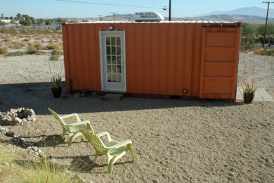 Home office - industrial home office idea in Los Angeles