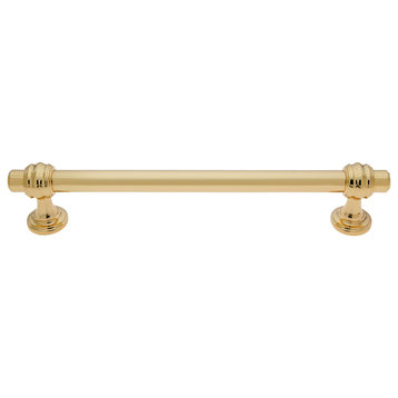 Utopia Alley Cabinet knob/Pull, Polished Gold, 6.3"