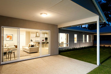 Photo of a large modern verandah in Perth.
