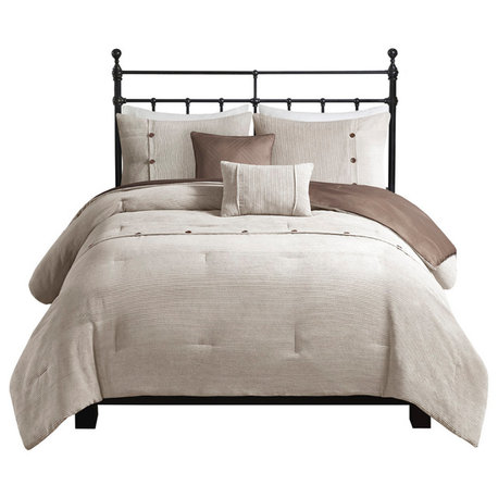 Madison Park Andes 3 Piece Corduroy Duvet Cover Set