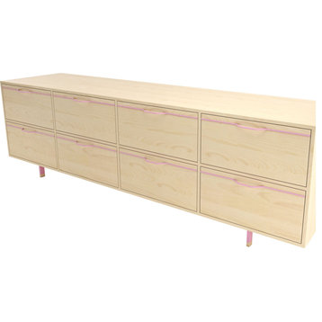 Chapman Long Dresser, Credenza, Pink, Maple