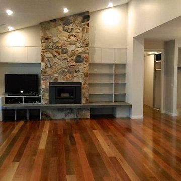 Local stone used in a New House build