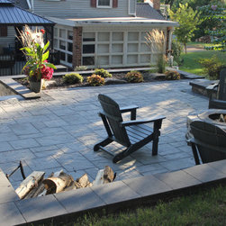 Pre-Packaged Garden Wall Fire Pit Kit - Fire Pits