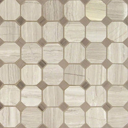 White Oak Octagon - Mosaic Tile
