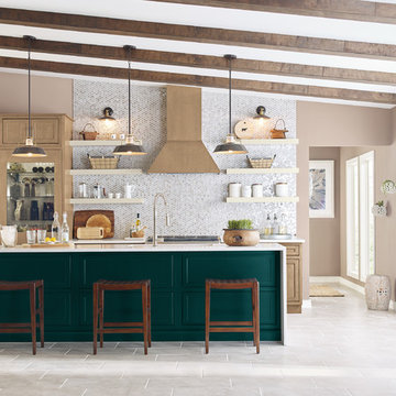 Schrock Cabinets: On-Trend Transitional Kitchen