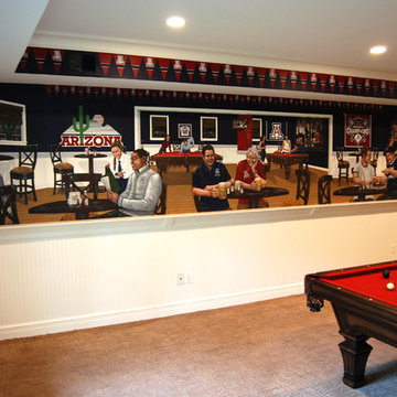 University of Arizona Sports Bar themed Mural by Tom Taylor of Wow Effects