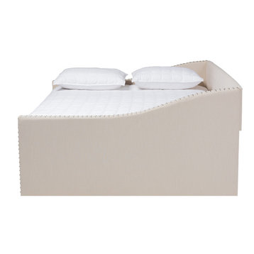 Leni Light Gray 4-Drawer Queen Size Platform Storage Bed Frame