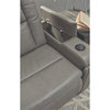 Signature Design by Ashley Boerna Leather Power Recliner in Gray