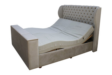 King Electric Bed with TV End