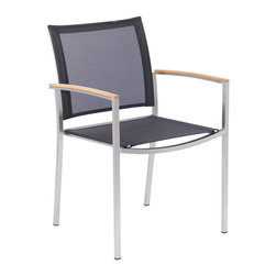 AuthenTEAK Stainless Collection - Outdoor Dining Chairs