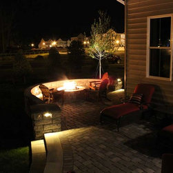 Fire Pit with CROSSFIRE&trade; Brass Burner - Fire Pits