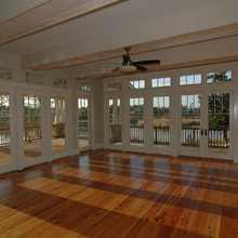 Living room: French doors