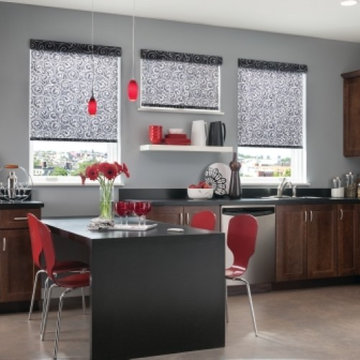 Solar, Roller, and Roman Shades