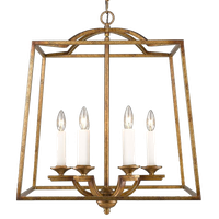 Grecian Gold Athena 6-Light Multi Light Pendant