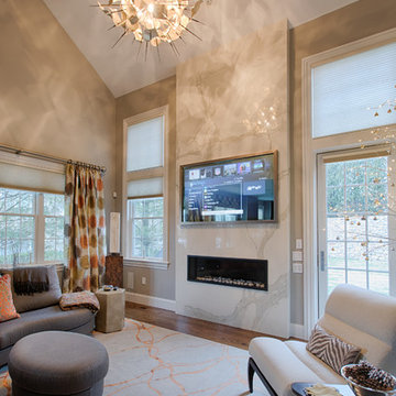 Newton, MA - Mirror TV & Home Automation Installation