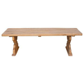 Reconstructed Old Wood Farmhouse Coffee Table